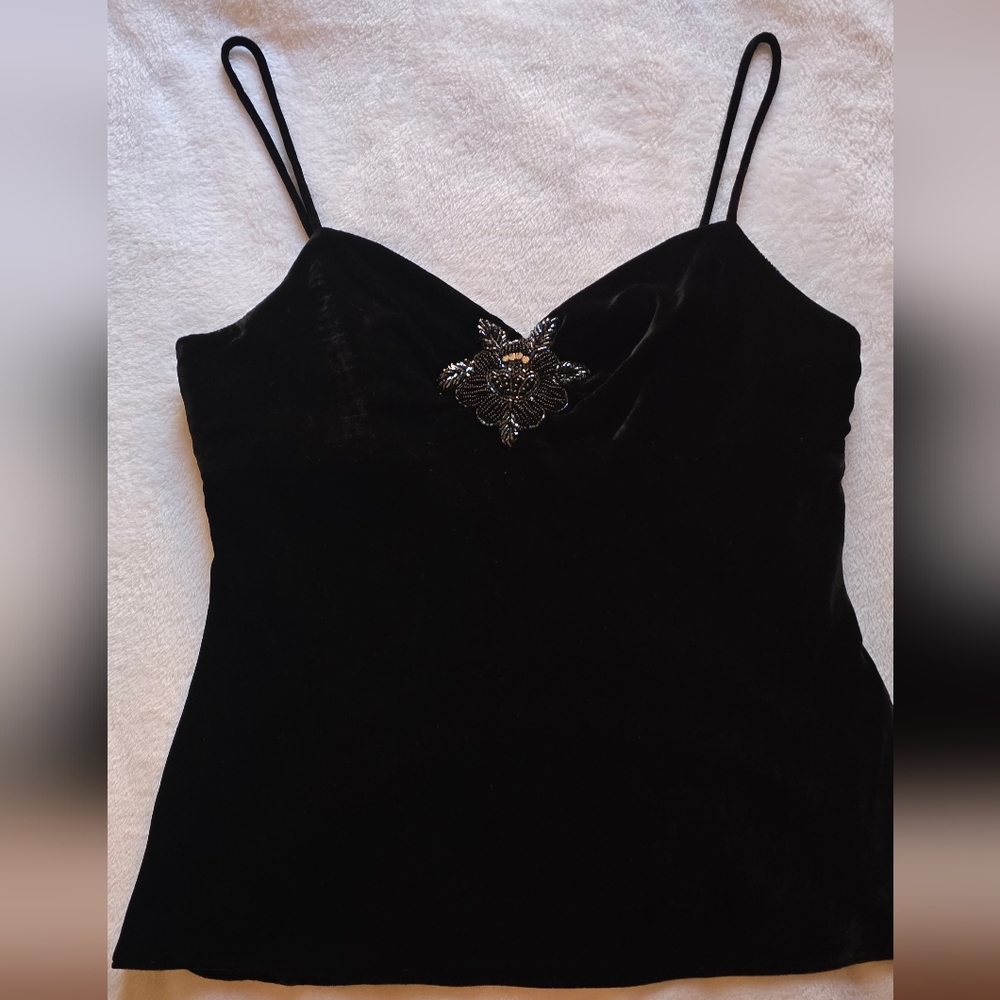 Laundry By Shelli Segal Black Satin Dress